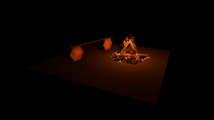 Campfire from KryptaFM 3D Model