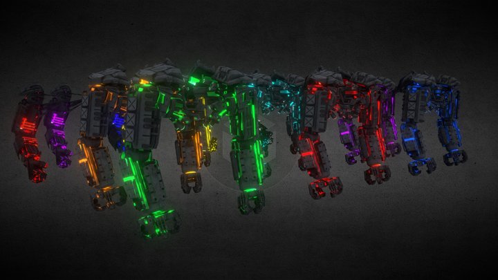 Juggernaut Arm Pack 3D Model