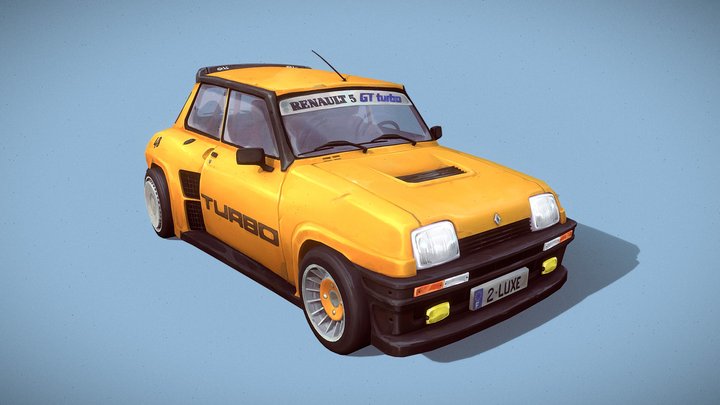Renault 5 Turbo 3D Model