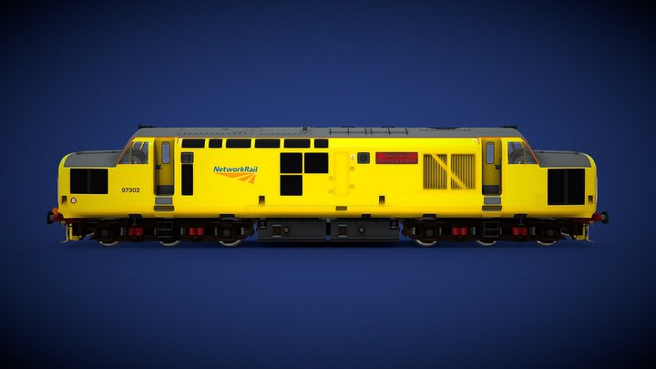 Class 97 Network Rail 97302 – Modello 3D gratuito STL