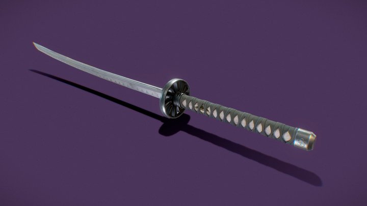 Samurai Katana – Realistic / PBR / Game Ready 3D Model