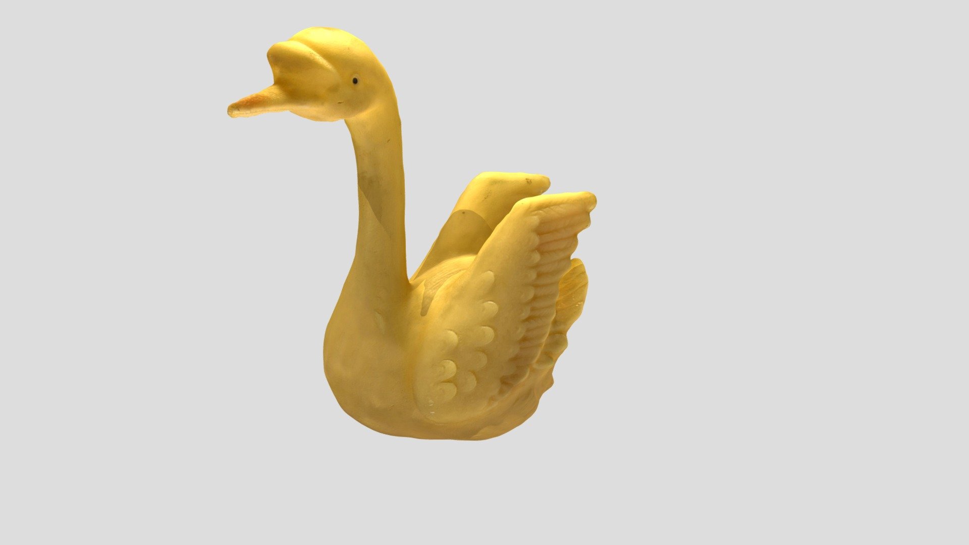 Советская пластиковая игрушка лебедь - 3D model by Department ...