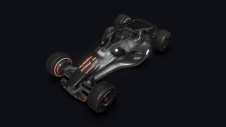 TrackMania - Angerfist Skin 3D Model