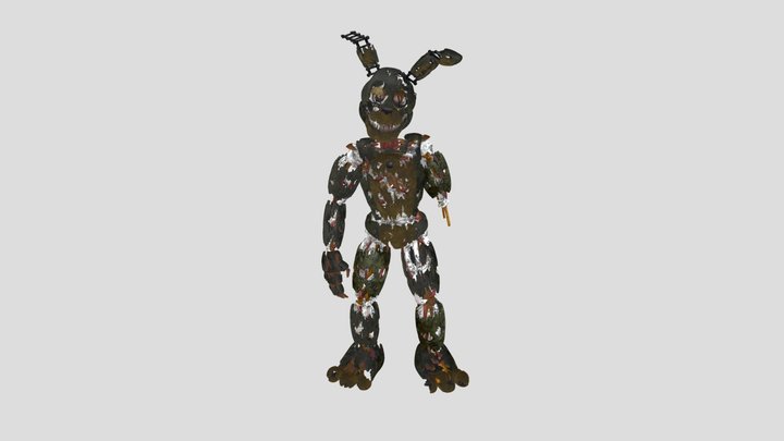 Stylized Scraptrap 3D Model