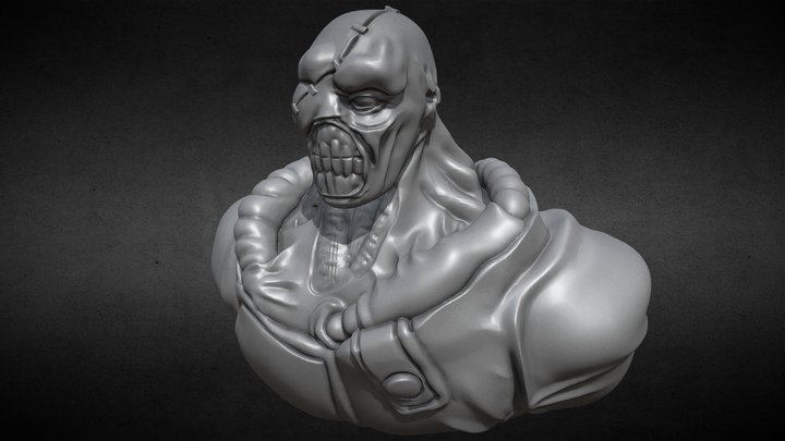 Classic Nemesis Bust Sculpt 3D Model