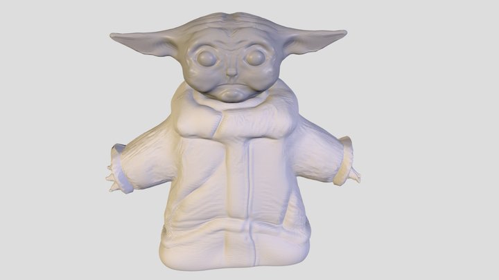 Baby Yoda 3D Model