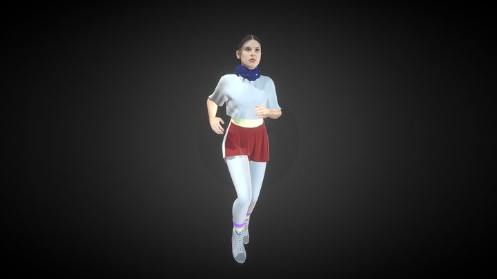 Eleven-Girl Character (Stranger Things Inspired) 3D Model
