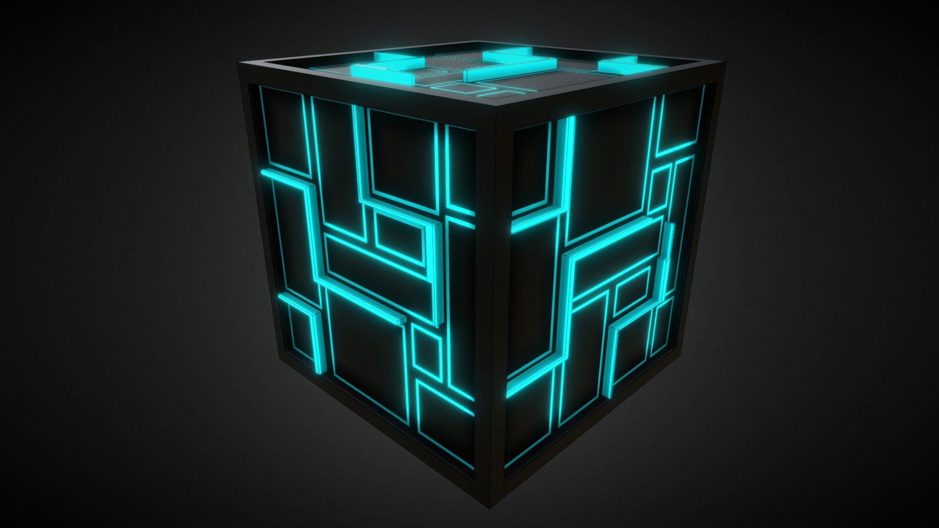 Futuristic Box - 3D model by Game Green (@gamegreen) [4bafaf7] - Sketchfab