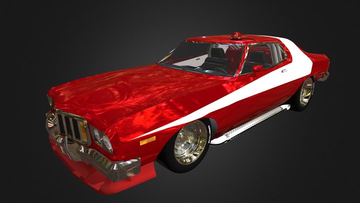 Gran Torino Copy (Original by w018374i) 3D Model