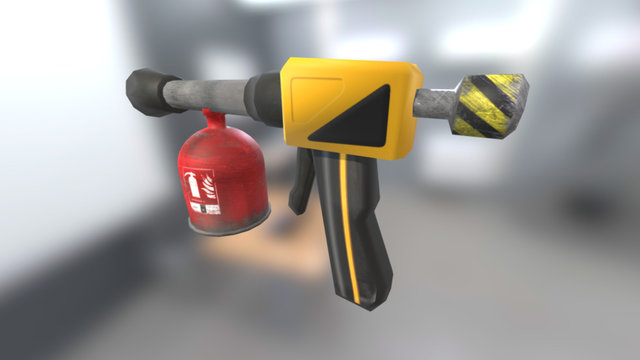 Fire Extinguisher 3D Model