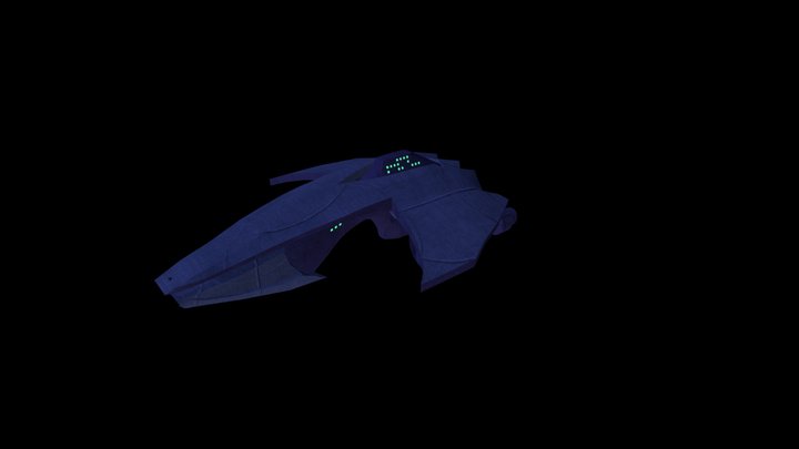 Caitian Occisor Heavy Escort 3D Model