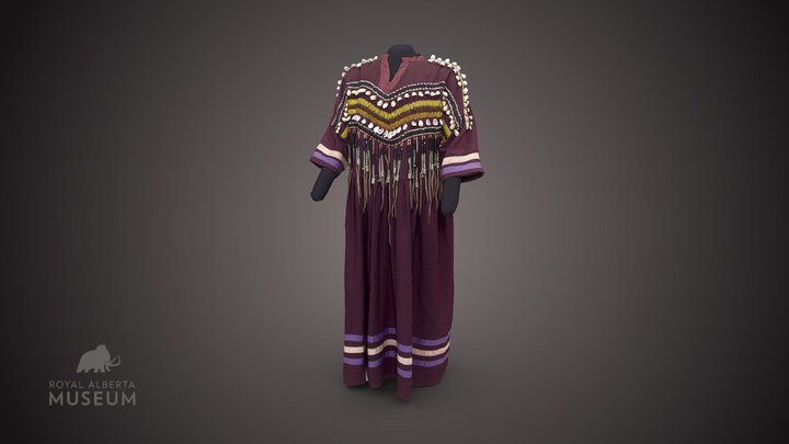 Niitsitapi (Blackfoot) dress 3D Model