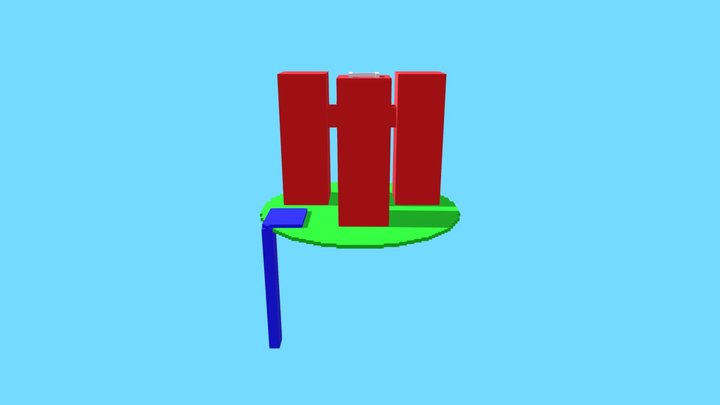 Floating Island 3D Model