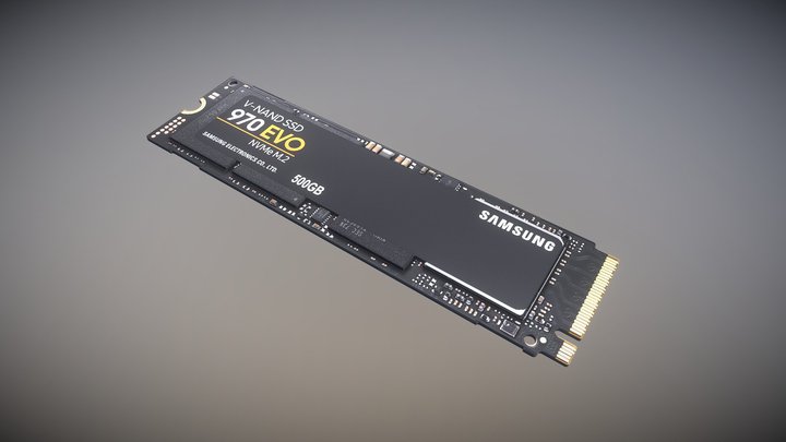 [M.2 NVMe] Samsung 970 EVO 3D Model