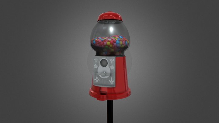Gumball Machine - Lowpoly