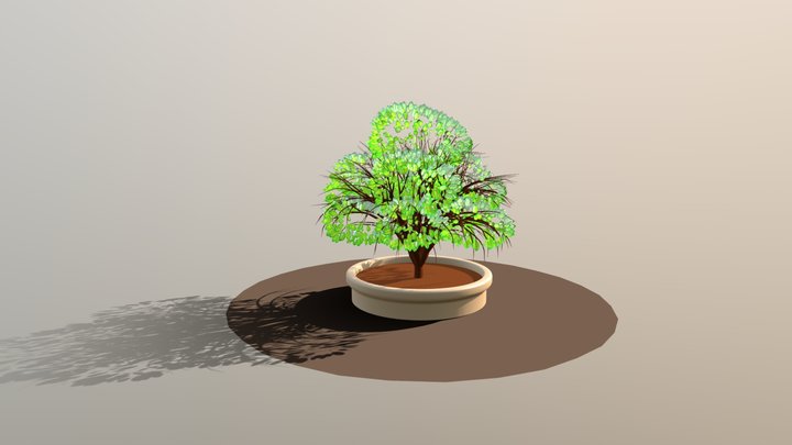 Low-poly Tree 3D Model
