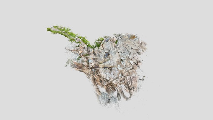 SiteScape iPad Scan - Granite Rocks 3D Model