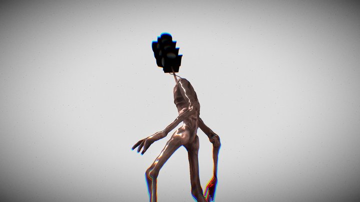 Idle Traffic Light Siren Head [Rigged] Kapider22 3D Model