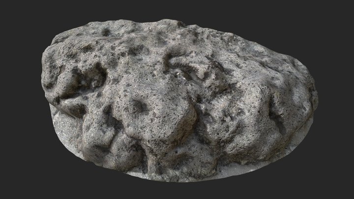 Beach Rock A 3D Model
