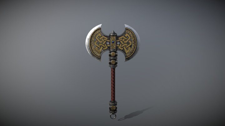 Dwarf Axe 3D Model