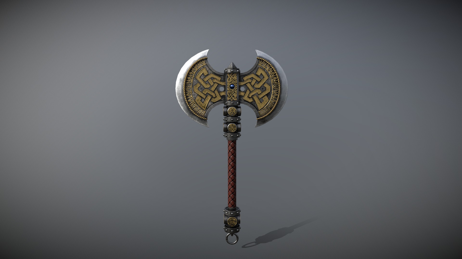 Dwarf Axe - 3D model by Andrew Sheppard (@andrewsheppard) [4bb7681 ...