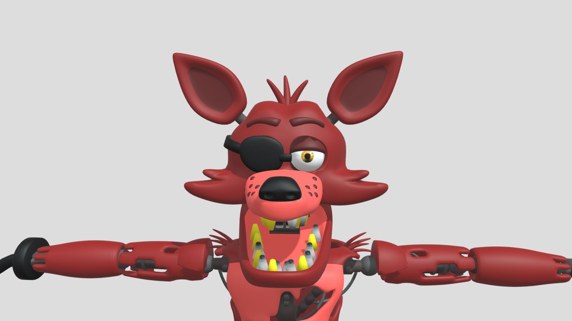 Foxy fnaf 1 - Download Free 3D model by Chicken Gun (@juden25k ...