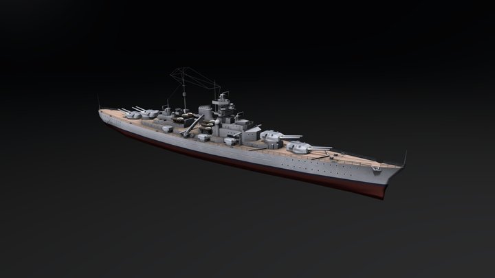 Bismarck 3D Model