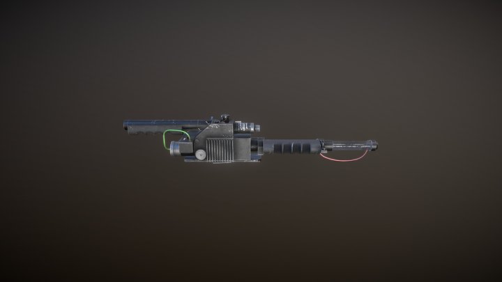 Proton Gun Ghostbusters 3D Model