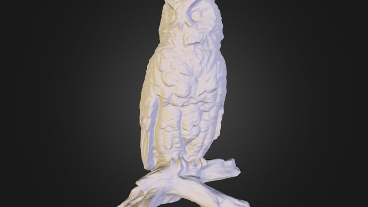Owl stuatuette: iPhone4S 3D Model
