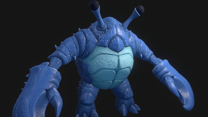 Blue Crab 3D Model