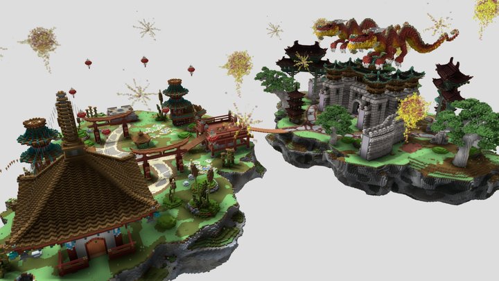 END HCF New Year theme 3D Model