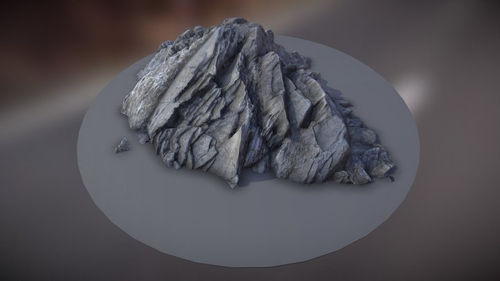Photogrammetry Rock 3D Model