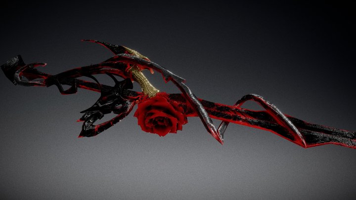 Bloody Rose Sword | FREE 3D Model