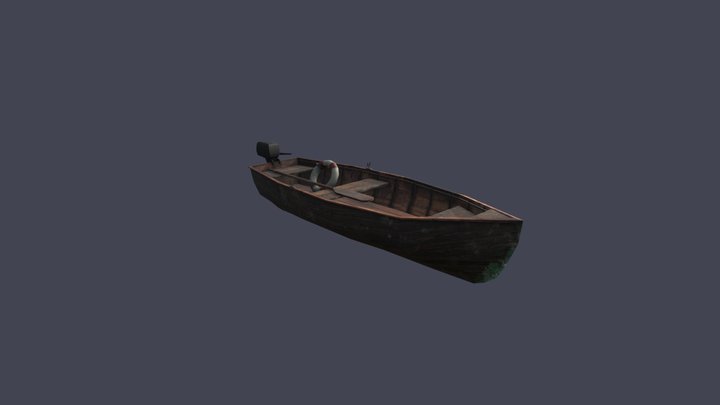 SM_Boat 3D Model