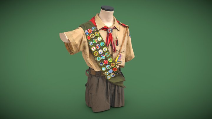 Eagle Scout Uniform 3D Model
