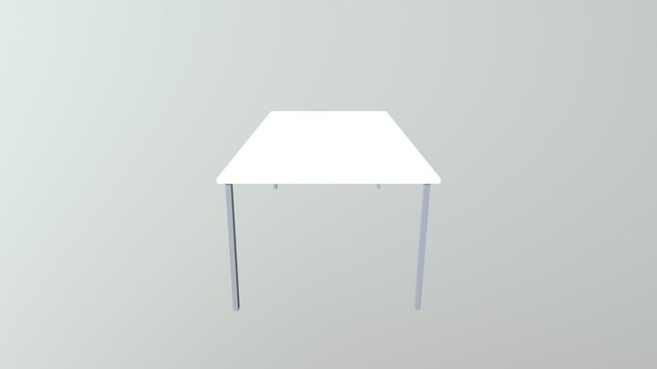 Ett simpelt bord 3D Model