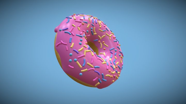 Donut 3D Model