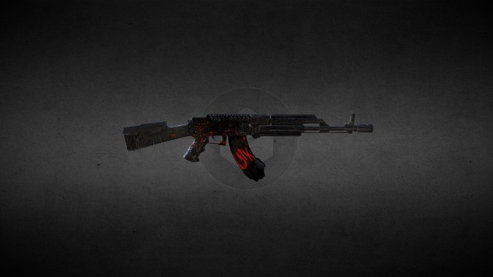 Ak47-BlackFire 3D Model