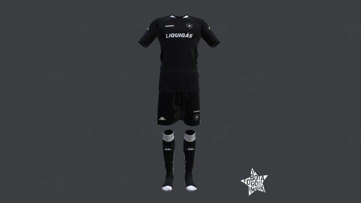 Botafogo 2007 - Terceiro Uniforme 3D Model