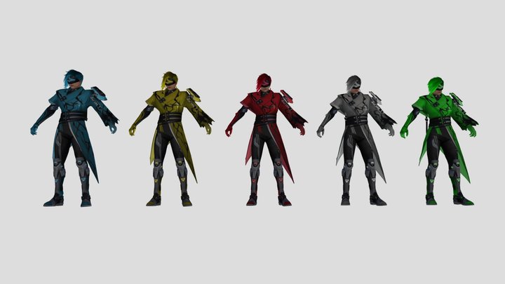 Freefire Characters 08 3D Model