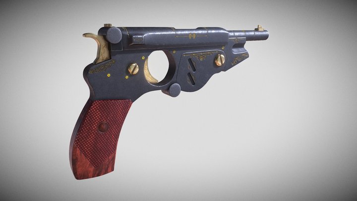 BG-96 Mk3 (Bergmann 1896 Mk3) 3D Model