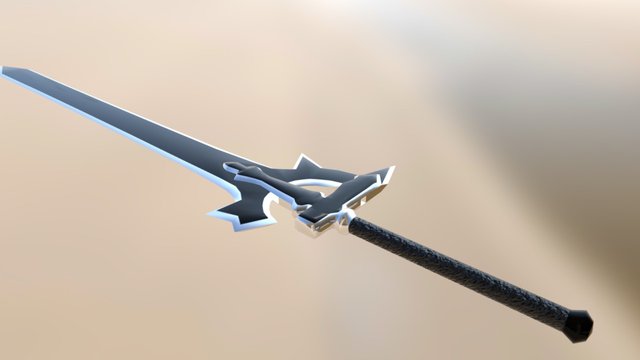 Sword SAO Elucidator 3D Model