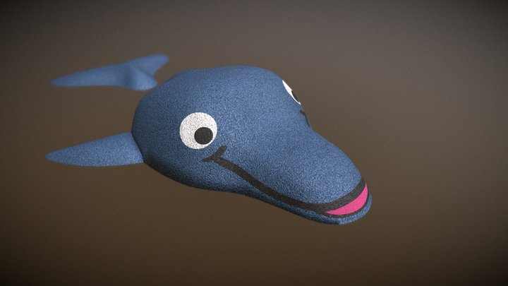 (K1-09A-61UV) 3D EPDM Dolphin 3D Model