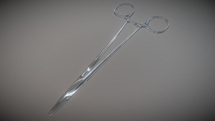 Hegar Needleholder 3D Model