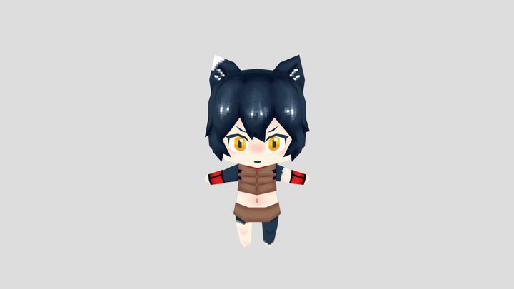Chibi Izutsumi 3D Model