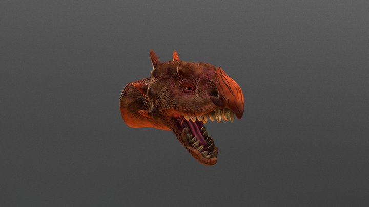 Dragon Head 3D Model