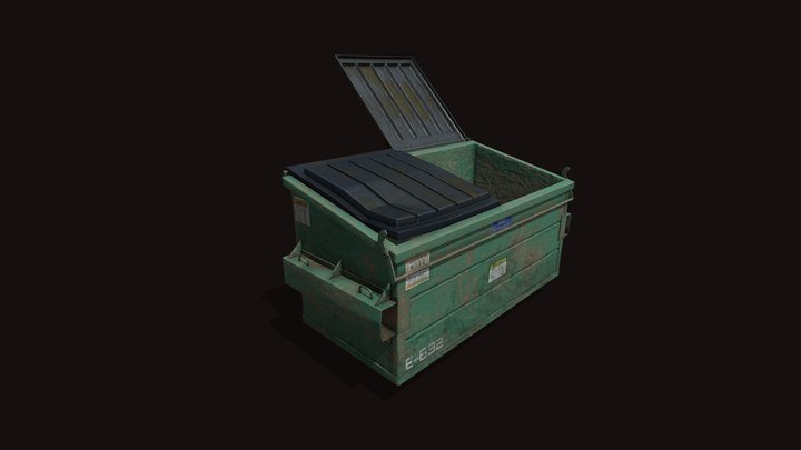 Dumpster Days Gone 3D Model