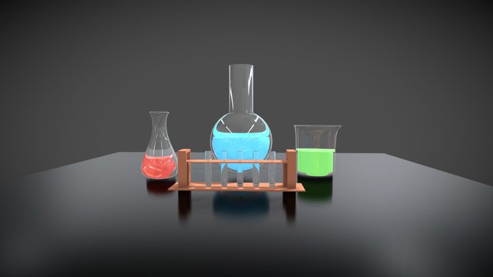Chemistry Glassware 3D Model