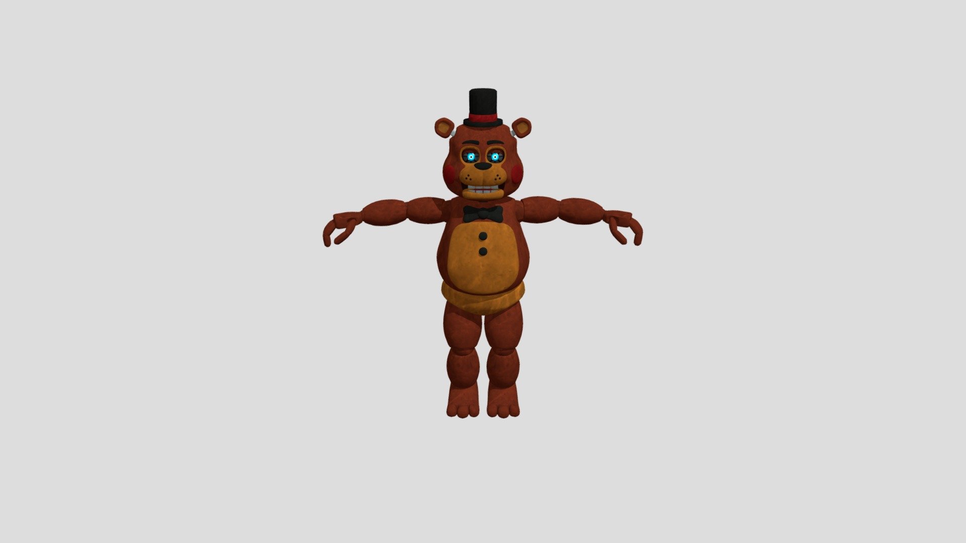 Splinks Nightmare Toy Freddy FNAFSFM1 - Download Free 3D model by ...