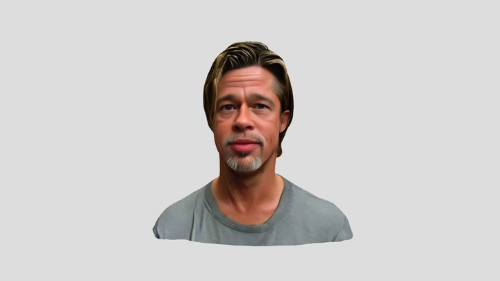 Brad Pitt 3D Model